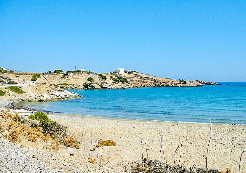 The best beaches on Naxos. Kleidos beach.