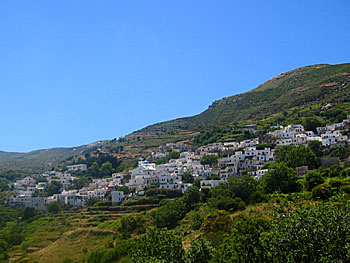 The village Koronida on Naxos.