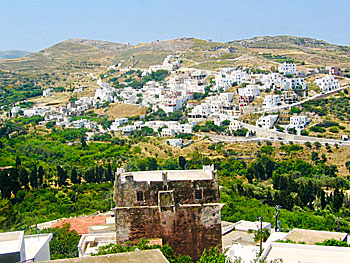 The village Melanes & Kourounochori on Naxos.