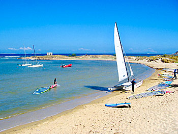 Laguna beach on Naxos.