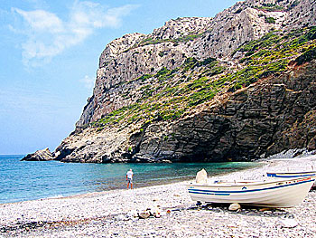 Lionas beach on Naxos.