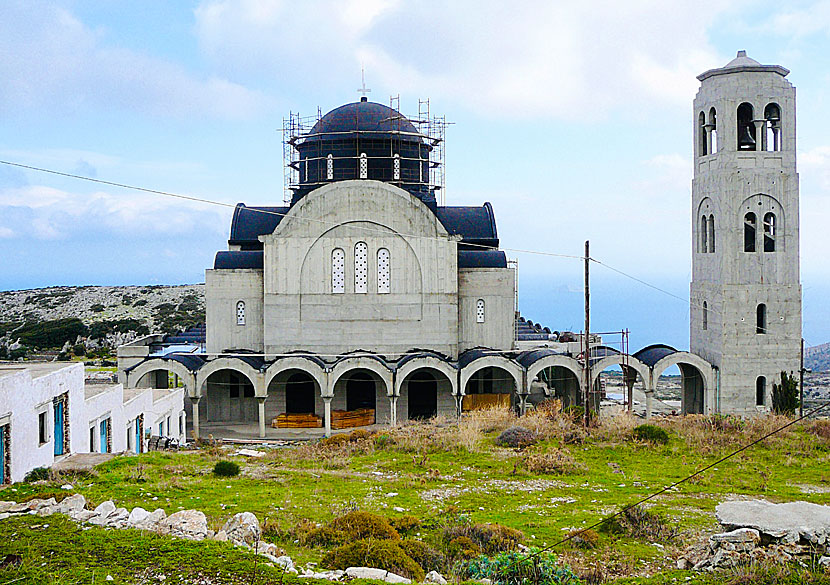 Monastery Panagia Argokoiliotisa on North Naxos