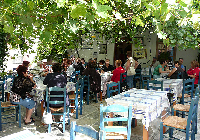 Taverna in Halki. Naxos.