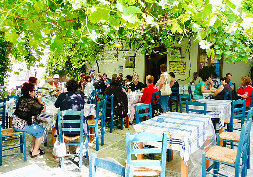 Taverna in Halki. Naxos.