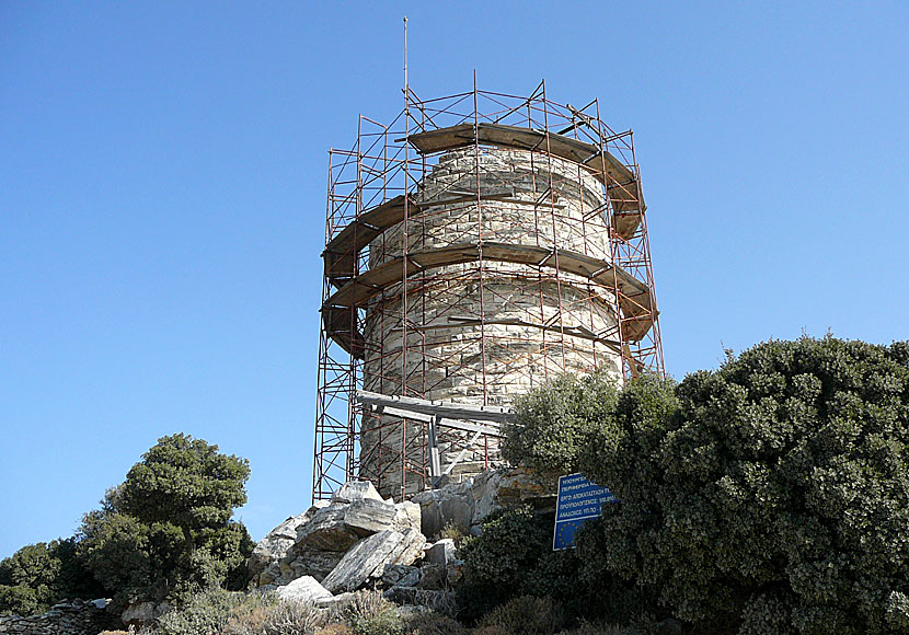 Chimarros Tower near Filoti in Naxos.