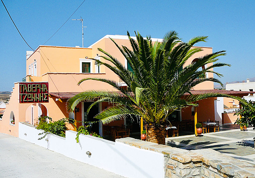 Johnny's Taverna in Sangri, close toTempel of Demeter in Naxos.