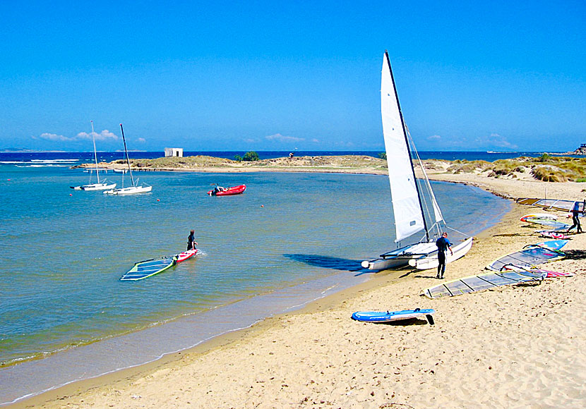 Laguna beach on Naxos.