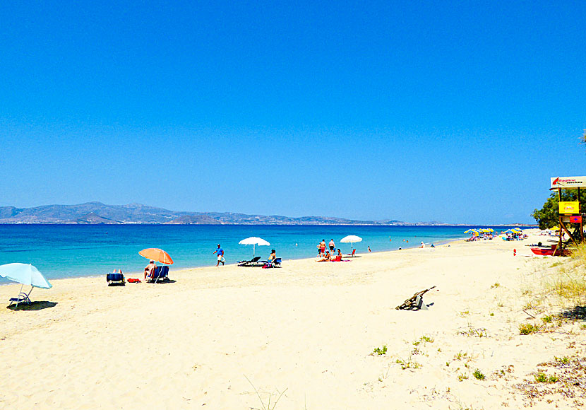 Maragas beach in Naxos.