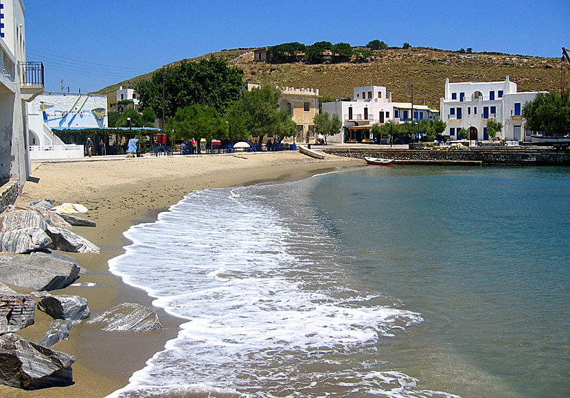 Beaches in Moutsouna. Naxos.
