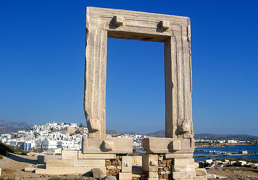 Portara in Naxos town.