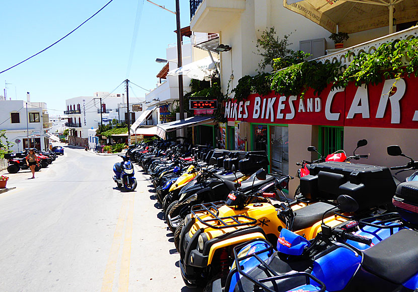 Rent scooter in Naxos.