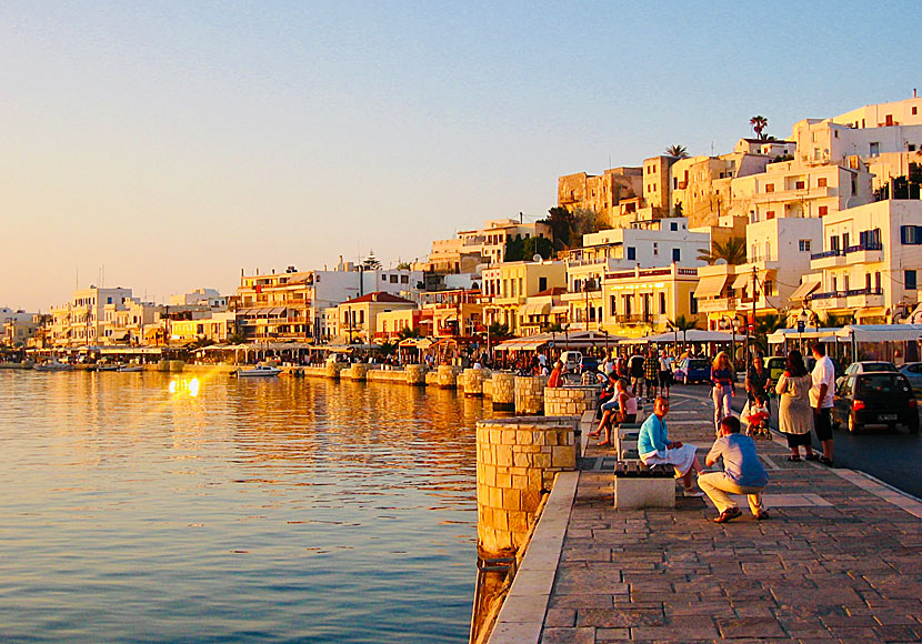 Naxos Town.