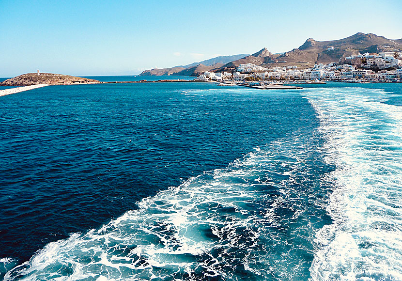 The Portara in Naxos town.