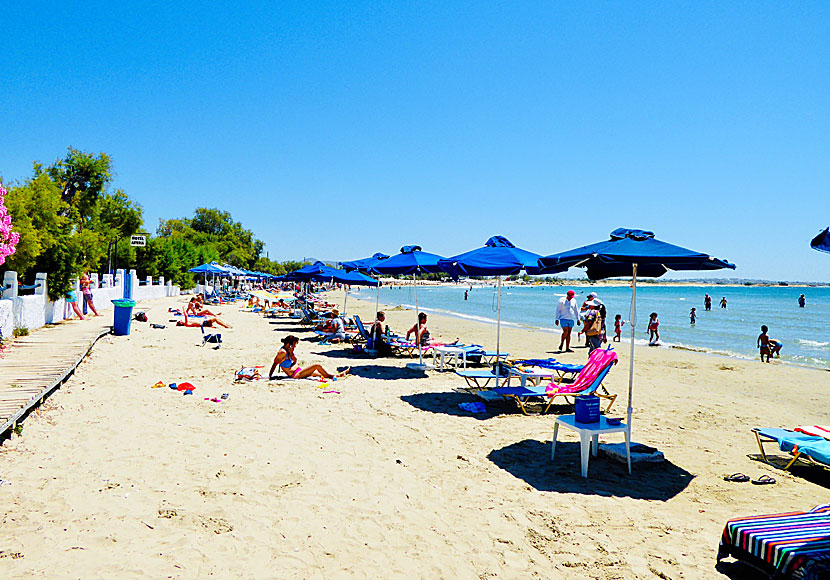 Agios Georgios, or Saint George beach.