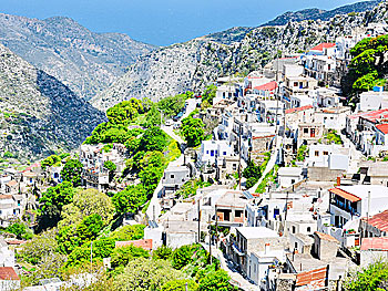 The village Koronos & Skado on Naxos.