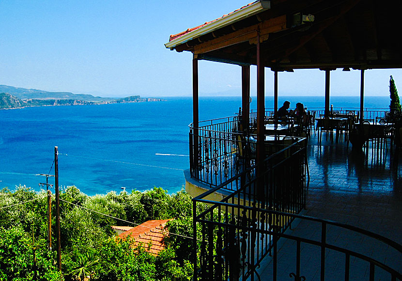 View of Lichnos beach. Parga.