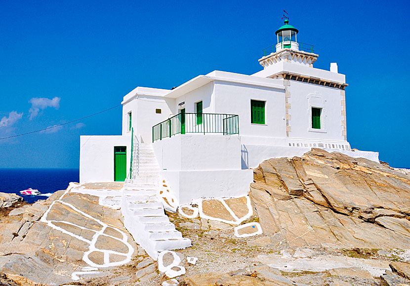 The lighthouse in the Cultural Park of Paros dates from 1847.