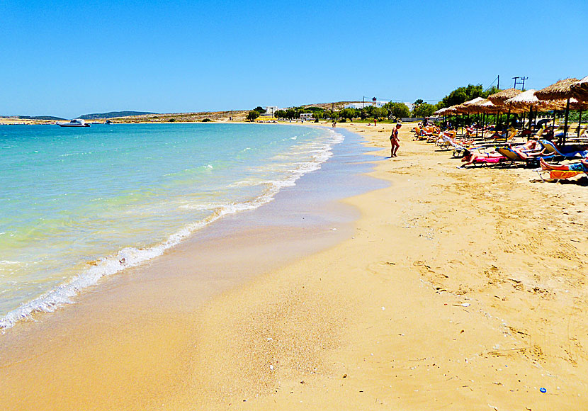 Agioi Anargyroi beach in Naoussa.