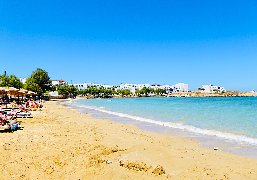 Agii Anargiri beach in  Naoussa.