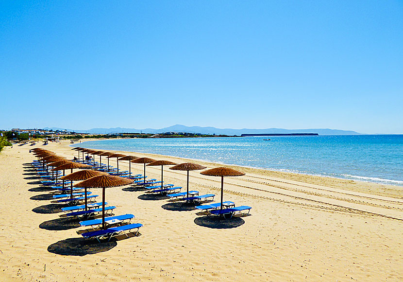 Golden beach. Paros.