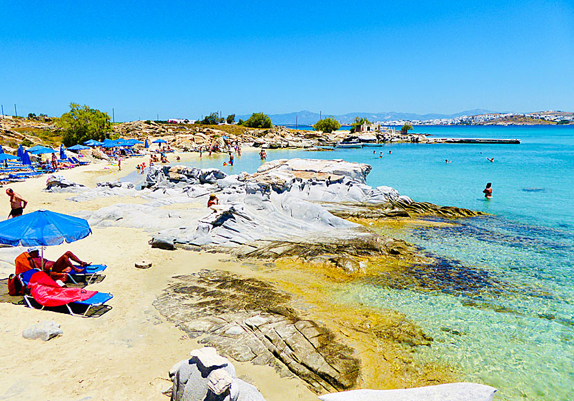 Kolymbithres beach with its unique rocks.