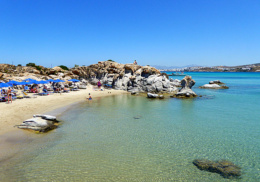 The beach paradise Kolymbithres close to Naoussa in Paros.