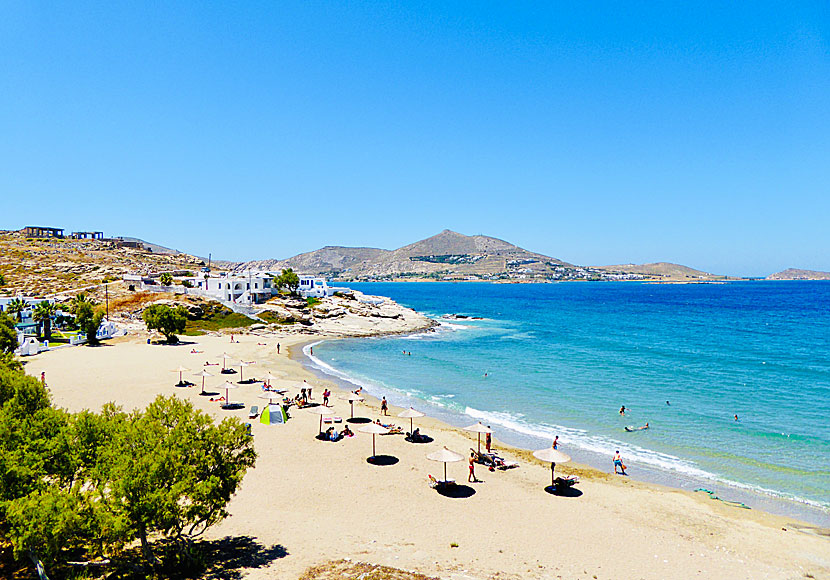 Piperi beach in Naoussa on Paros.