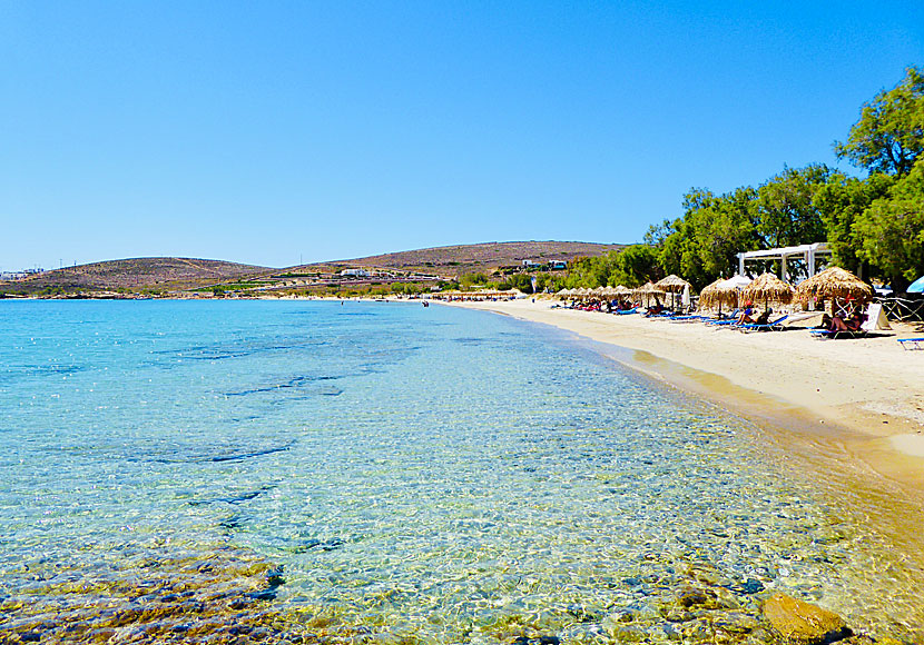 Krios beach. Parikia. Paros.