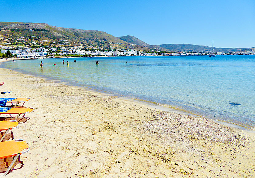 Livadia beach on Paros in the Cyclades.