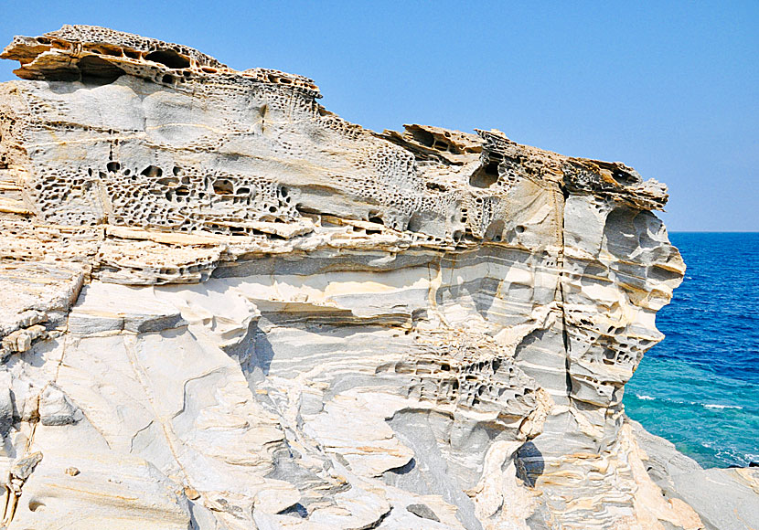 On the island of Paros there are many fantastic rock baths.