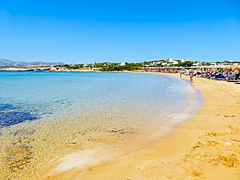 Santa Maria  beach on Paros.