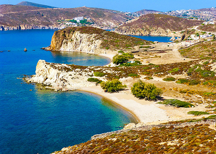 The best beaches on Patmos. Didymes beach.