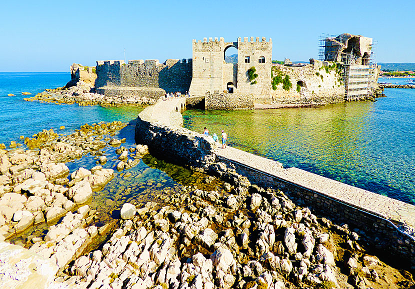 The famous Castle of Methoni on the Peloponnese.