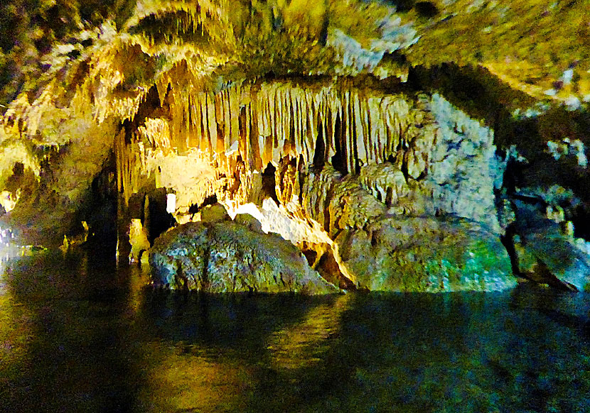 Diros and Vlychada caves in the southern Peloponnese.