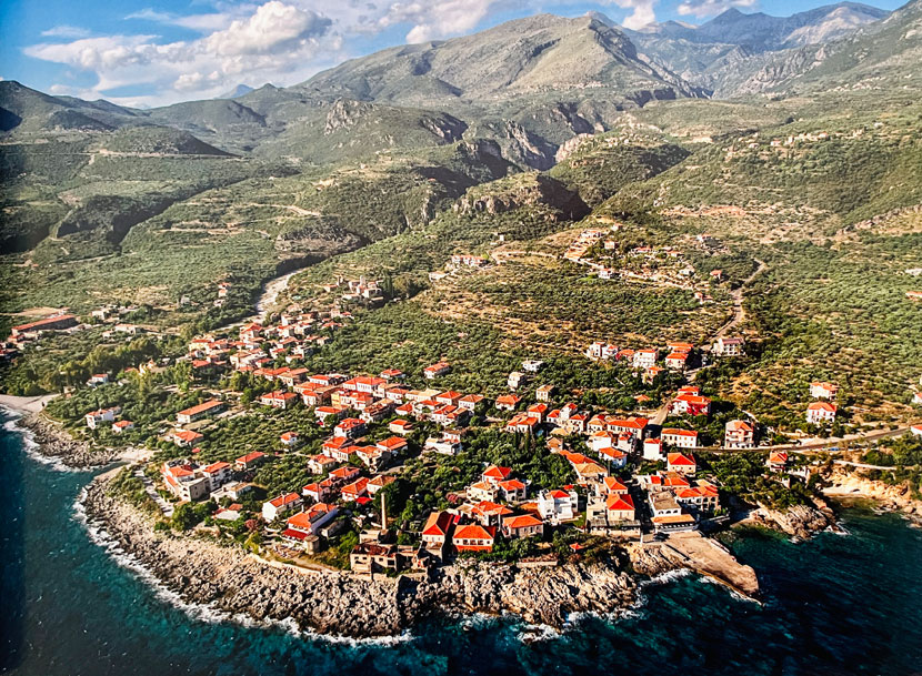 Kardamili in Mani in southwestern Peloponnese.