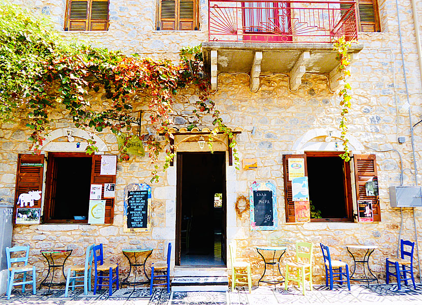 Café Kalimera in Kardamili.