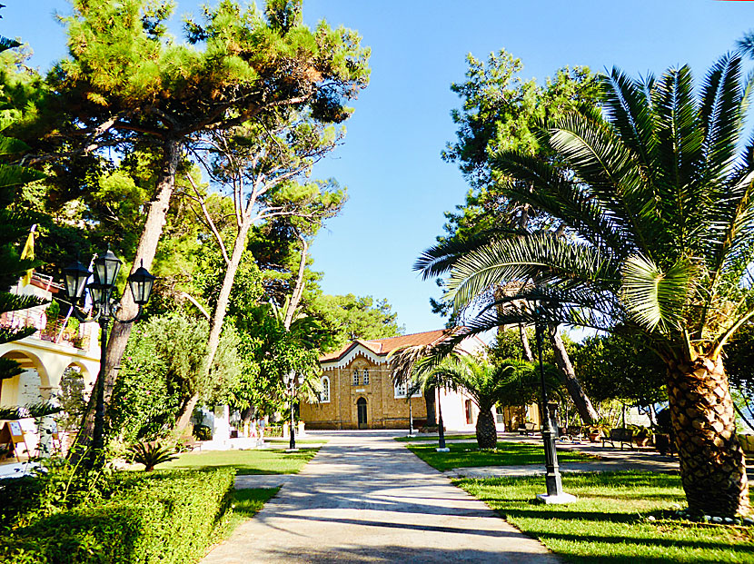 The church of Panagia Eleistria is located in a very beautiful park.