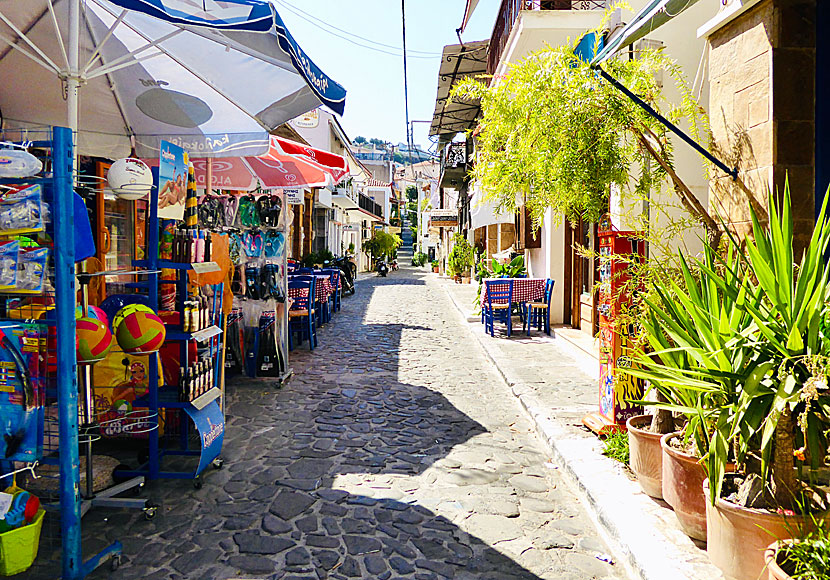 Supermarkets and other shops in Koroni.