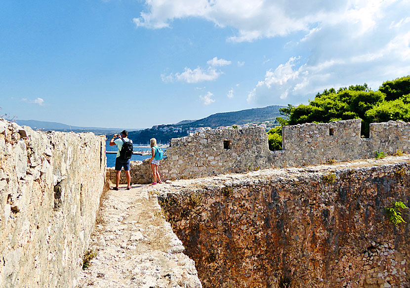 Pylos seen from the outer defensive wall of Niokastro.