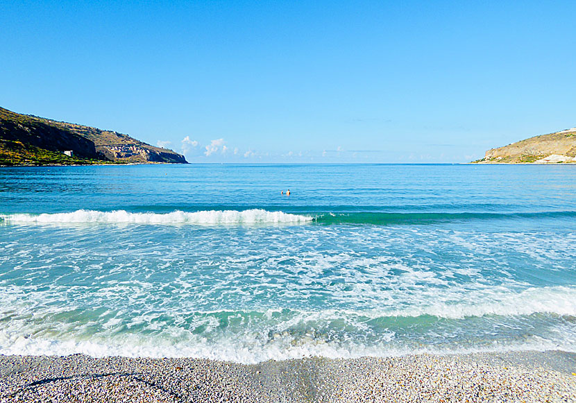 Neo Itilo beach on the Peloponnese in Greece.