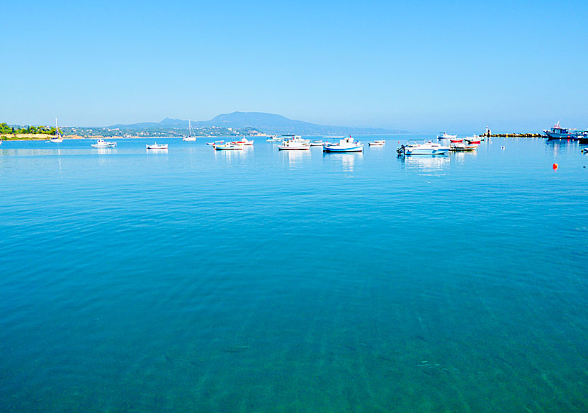 The marina and port of Koroni.
