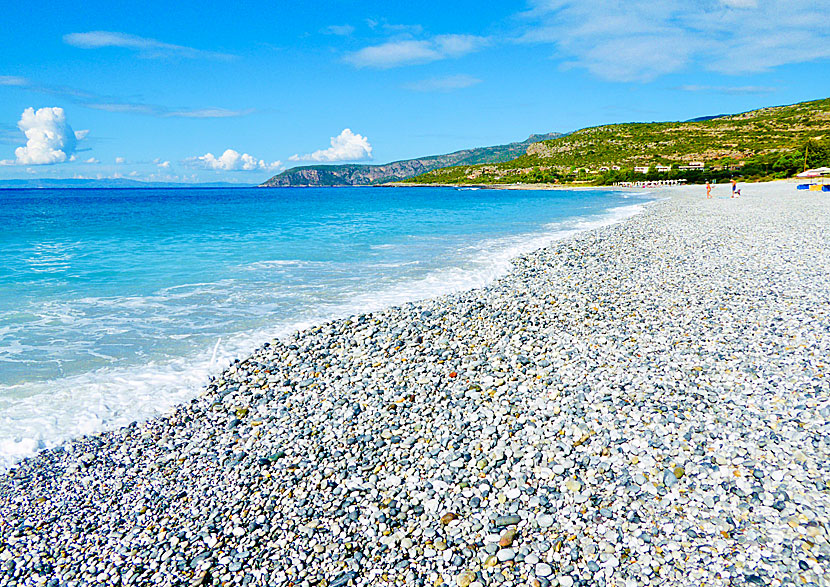 Ritsa beach in Kardamili.