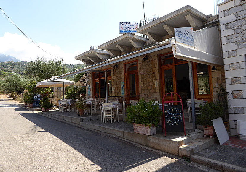 Kiki's Taverna is one of the best restaurants in Kardamili.