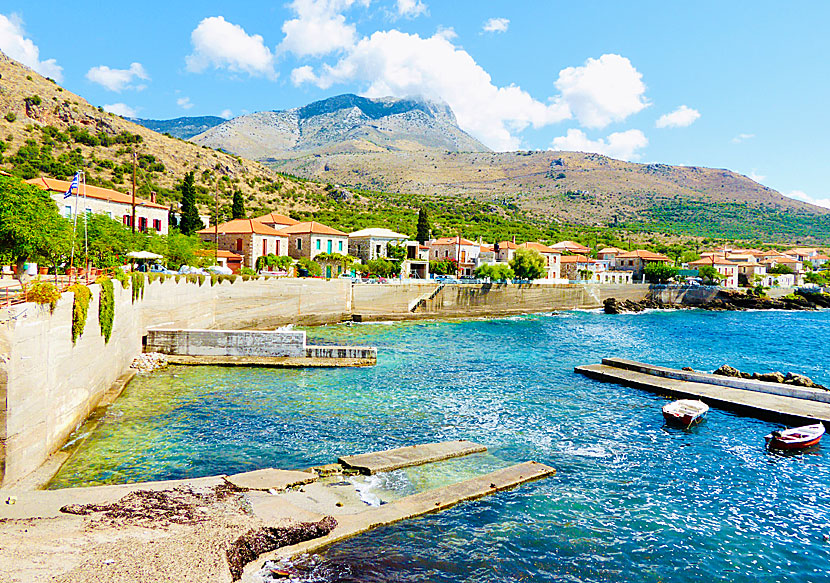 The village of Trachila in Mani in southwestern Peloponnese.