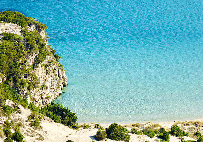 Voidokilia is one of the best places in all of Greece for those who like to snorkel in crystal clear waters.