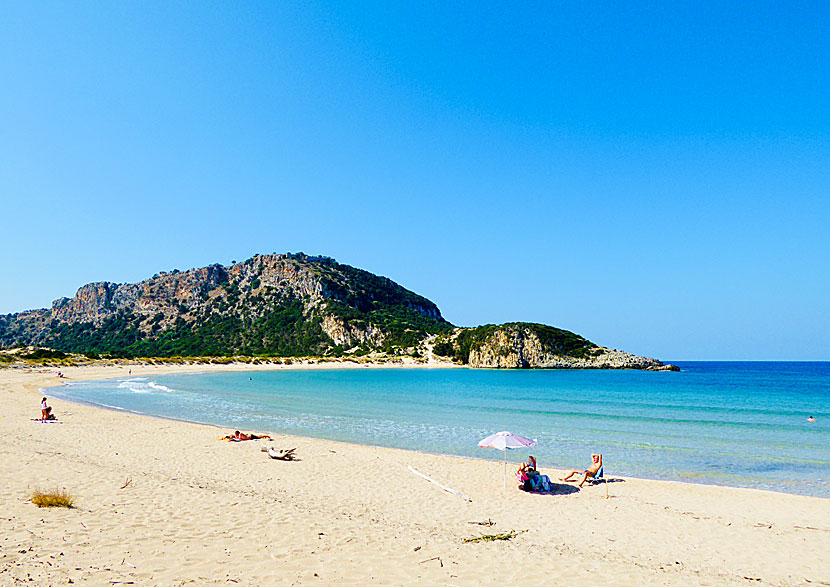 Voidokilia beach and Paleokastro.