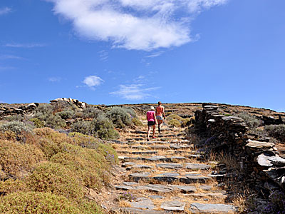 Hike on Sifnos in Greece.