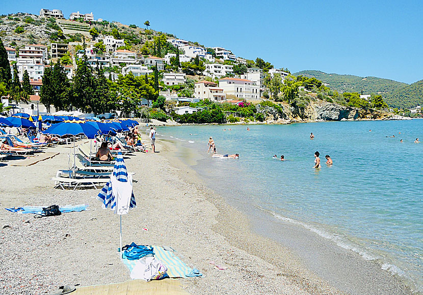 The best beaches on Hydra. Kanali beach beach.