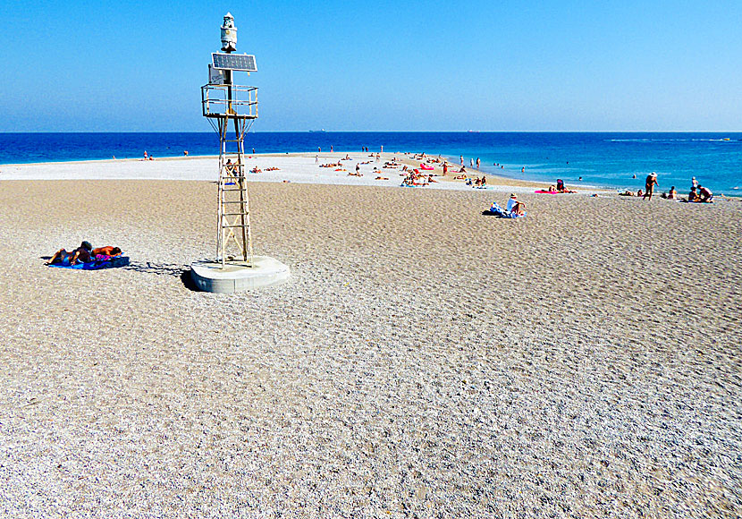 At the headland that separates Elli beach and Windy beach is the Rhodes Aquarium.