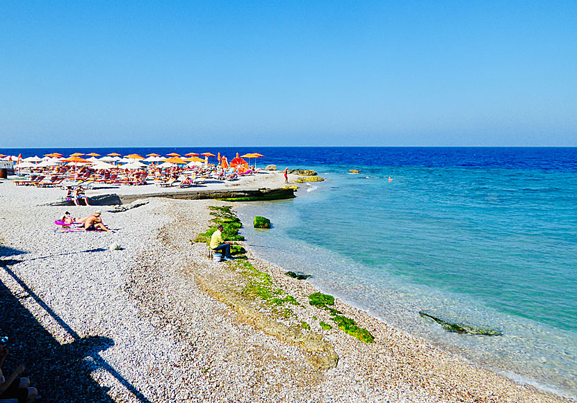 Windy beach and Elli beach are Rhodes' most popular beaches.